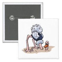 Otto von Ostrich Buttons