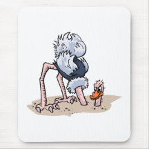 Otto von Ostrich Mouse Pads