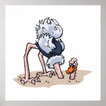 Otto von Ostrich Poster