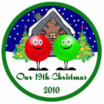 Our 19th Christmas Ornament 2010 Photo Cutouts
