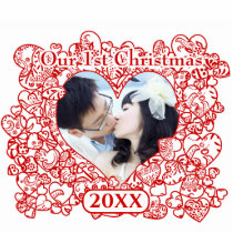Our 1st Christmas Sculpture Love Bird Hearts