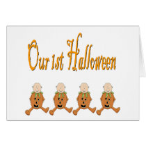 Our 1st HALLOWEEN (QUADRUPLETS) cards
