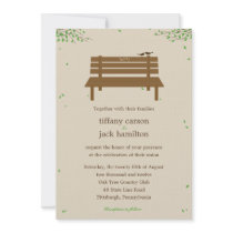 Our Bench Wedding Invitation