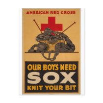 Our boys need sox Red Cross World War 2