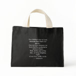 Our children are not ours Tote Canvas Bags