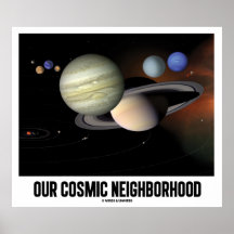 Our Cosmic Neighbourhood (Solar System) Print