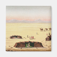 Our Desert Camp Fridge Magnet