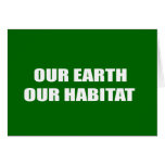 OUR EARTH OUR HABITAT cards