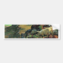 Our English Coast (Stray Sheep) By Hunt William Bumper Stickers