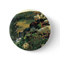 Our English Coast (Stray Sheep) By Hunt William Buttons