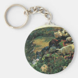 Our English Coast (Stray Sheep) By Hunt William Keychain
