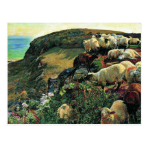 Our English Coast (Stray Sheep) By Hunt William Post Cards