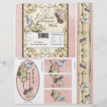 Our Faerie Princess, Baby Shower Candy Wrappers Personalized Flyer