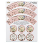 Our Faerie Princess, Baby Shower Cupcake Wrapper flyers