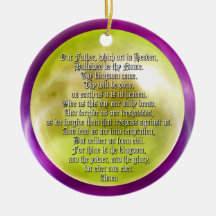 Our Father Christmas Ornament