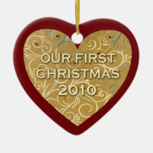 Our First Christmas 2010 Christmas Ornaments