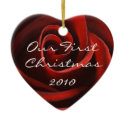 Our First Christmas ornament