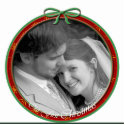 Our First Christmas Ornament photo sculptures