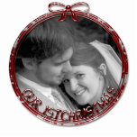 Our First Christmas Ornament Photo Sculptures