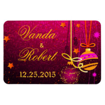 Our first Christmas Rectangle Magnet