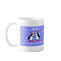Our First Christmas Together 2009 (Penguins) mugs