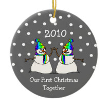Our First Christmas Together 2010 (GLBT Snowmen)