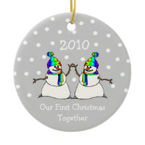 Our First Christmas Together 2010 (GLBT Snowmen)