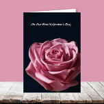 Our First Valentines Day -- Rose Greeting Card