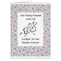 Our Furry Friends Live Locked in Our Hearts 2 cards