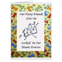 Our Furry Friends Live On Locked In Our Hearts 2 cards