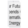 Our Future Depends On Alternative Energy Custom Rack Card