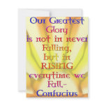 "Our Greatest Glory"- Confucius Quote invitations