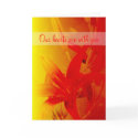 "Our Hearts Are With You" Sympathy Card