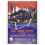 Our Home Front Is The Production Front flyers