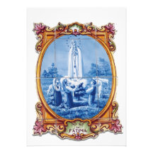 Our Lady of Fatima Custom Invite