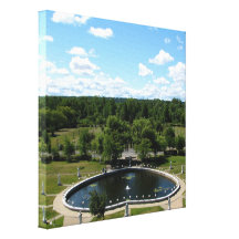 Our Lady of Fatima Shrine Wrapped Canvas Print
