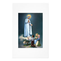 Our Lady Of Fatima Stationary Personalized Stationery
