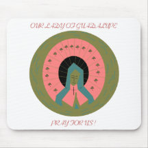 OUR LADY OF GUADALUPE PRAY FOR US MOUSEPADS
