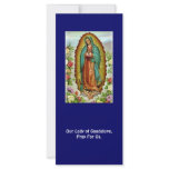 Our Lady of Guadalupe Prayer Card rack cards