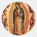 Our Lady of Guadalupe Round Stickers
