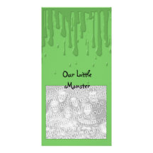 Our Little Monster Personalised Photo Card