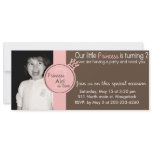 Our little princess is turning 2 personalized announcement