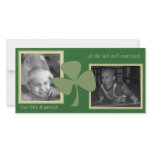 Our Little Shamrock Photo Card photo cards