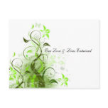 Our Love & Lives Entwined Vine RSVP postcards