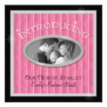 Our Newest Starlet Hollywood Glam Baby Girl Custom Invites