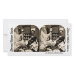 Our Pets Dream of Old Santa Claus Stereoview 1897 photo cards