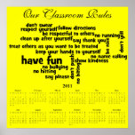 Our School Classroom Rules posters