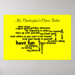 Our School Classroom Rules posters