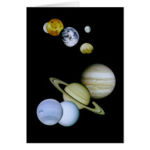Our Solar System Astronomy Greeting Card