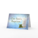 Our Son's Baptism Card